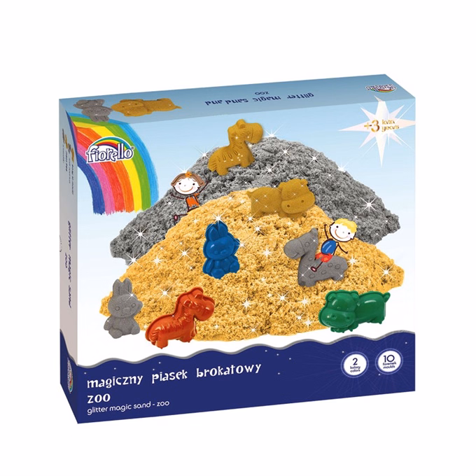 Varázshomok FIORELLO állatok arany ezüst 500 g Varázshomok FIORELLO állatok arany ezüst 500 g