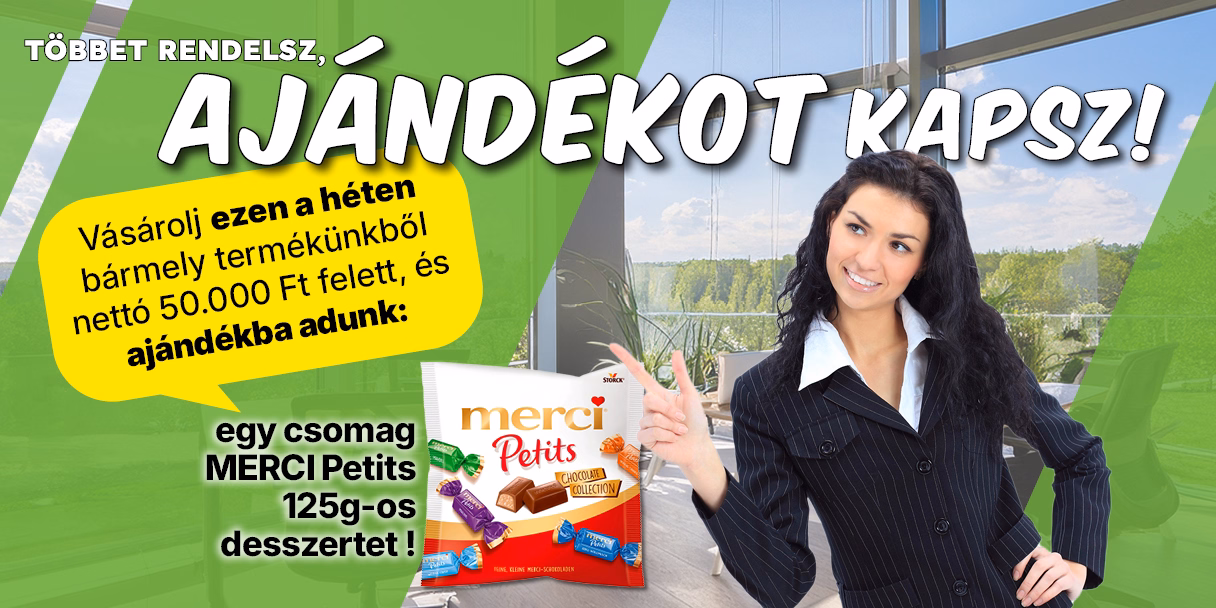 Vasárnapig tartó ajándék akció!