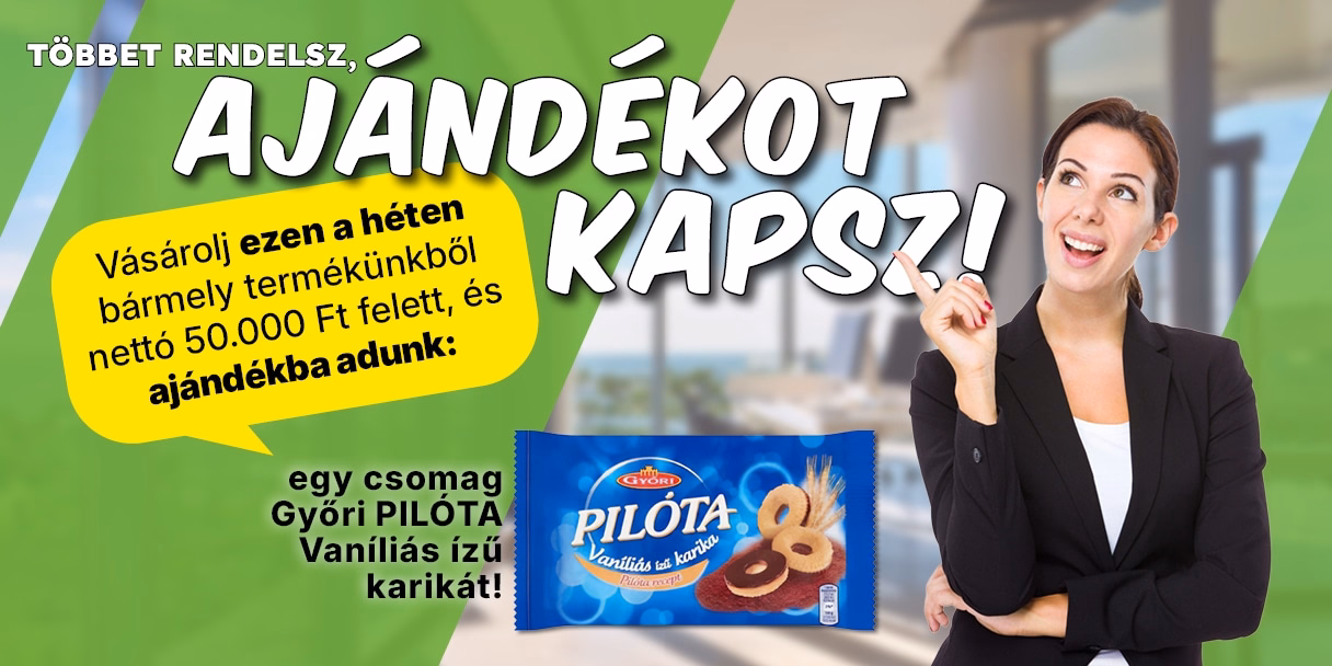 Vasárnapig tartó ajándék akció!