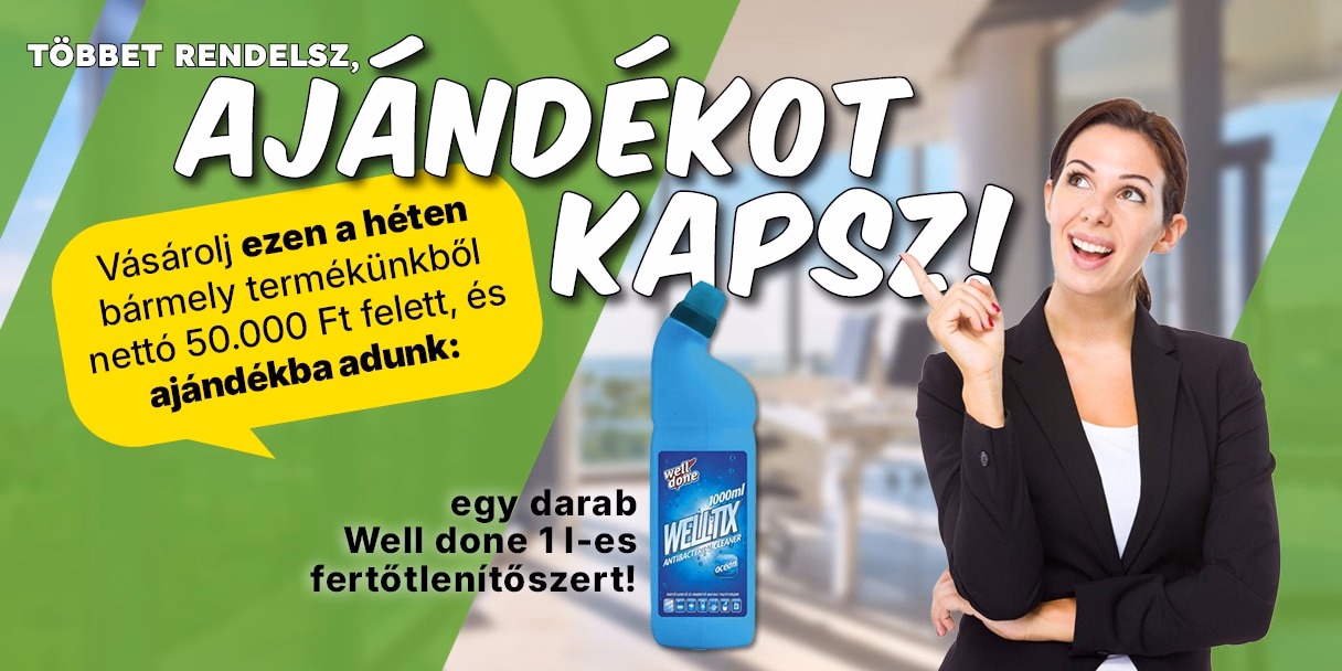 Vasárnapig tartó ajándék akció!