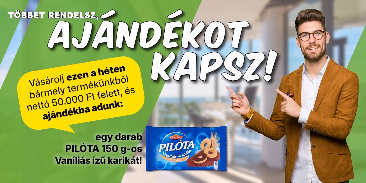 Vasárnapig tartó ajándék akció!