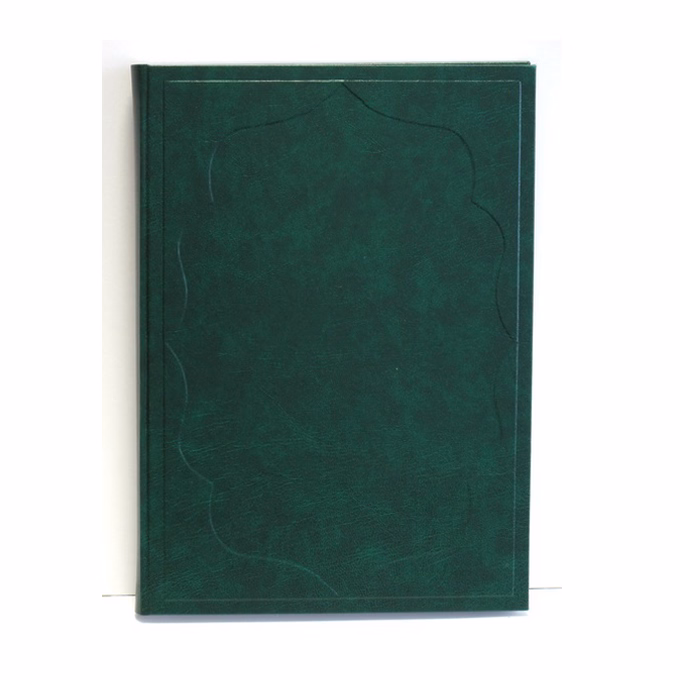 Vendégkönyv A/4 160 lapos sima zöld