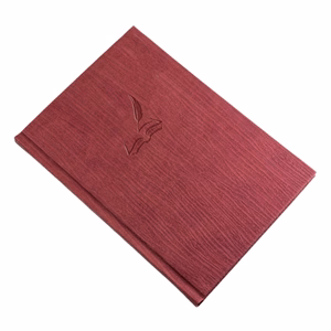 Vendégkönyv REALSYSTEM Fashion A/4 144 lapos sima bordó