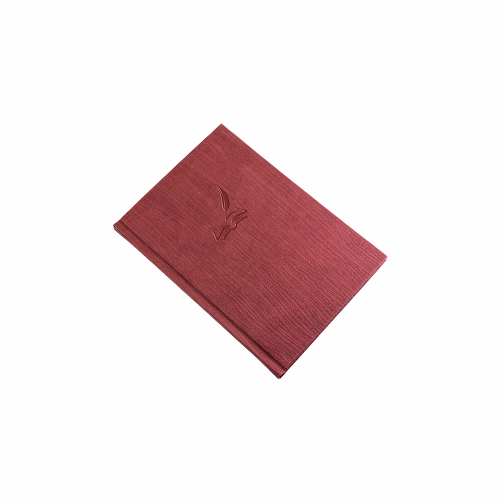 Vendégkönyv REALSYSTEM Fashion A/4 144 lapos sima bordó