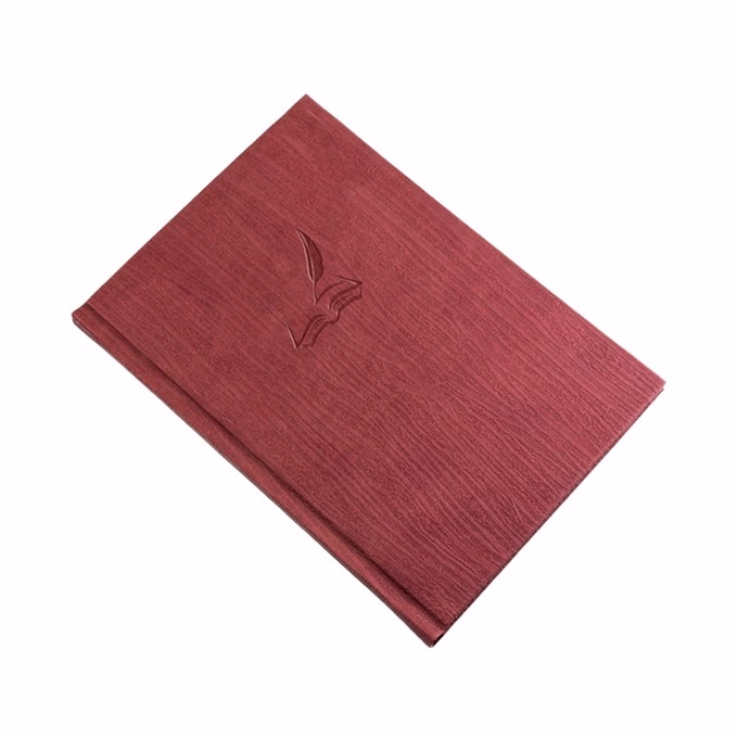 Vendégkönyv REALSYSTEM Fashion A/4 144 lapos sima bordó