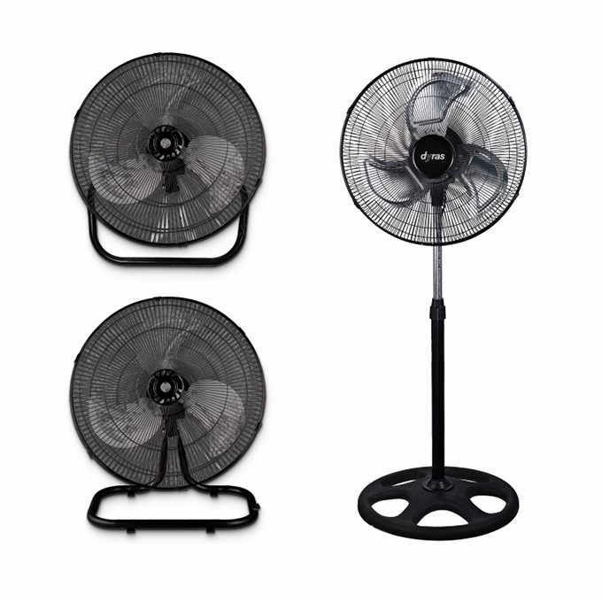 Ventilátor DYRAS SF-1803B 3in1 60W 3 fokozat fekete