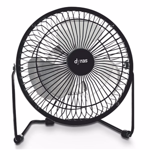 Ventilátor asztali DYRAS FGD-4B 14 cm 5W 1 fokozat fekete