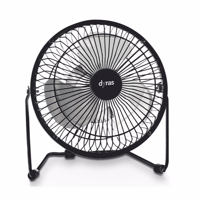 Ventilátor asztali DYRAS FGD-4B 14 cm 5W 1 fokozat fekete