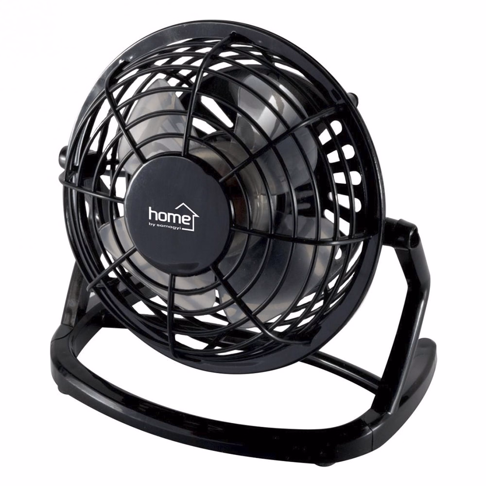 Ventilátor asztali HOME TF10 USB 10 cm 2,5W fekete