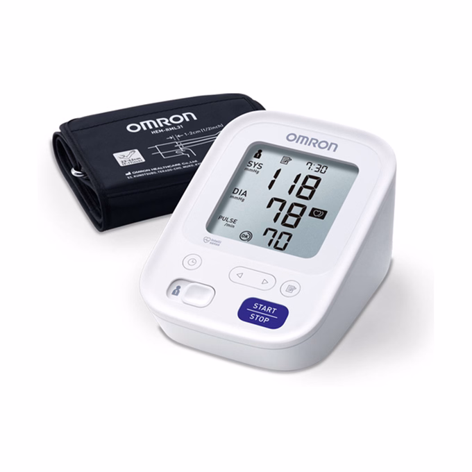 Vérnyomásmérő OMRON HEM-7154-E LCD fehér