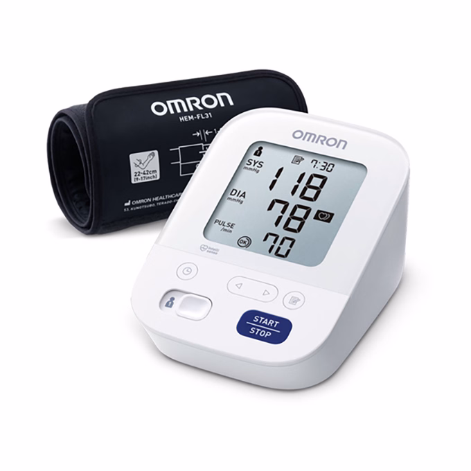 Vérnyomásmérő OMRON HEM-7155-E LCD fehér