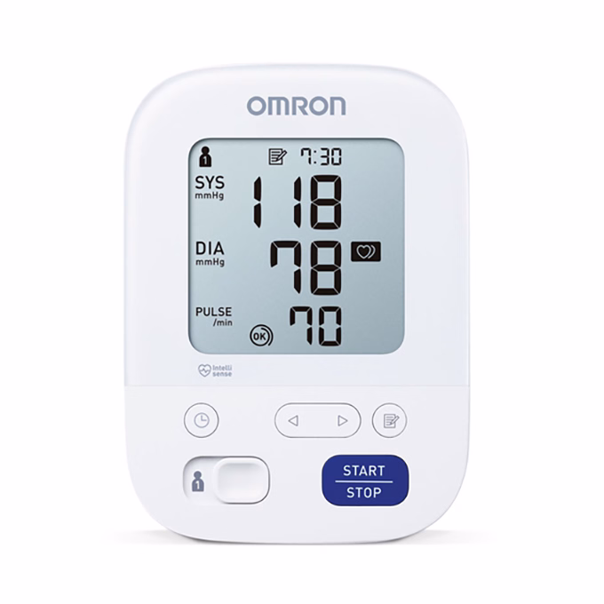Vérnyomásmérő OMRON HEM-7155-E LCD fehér