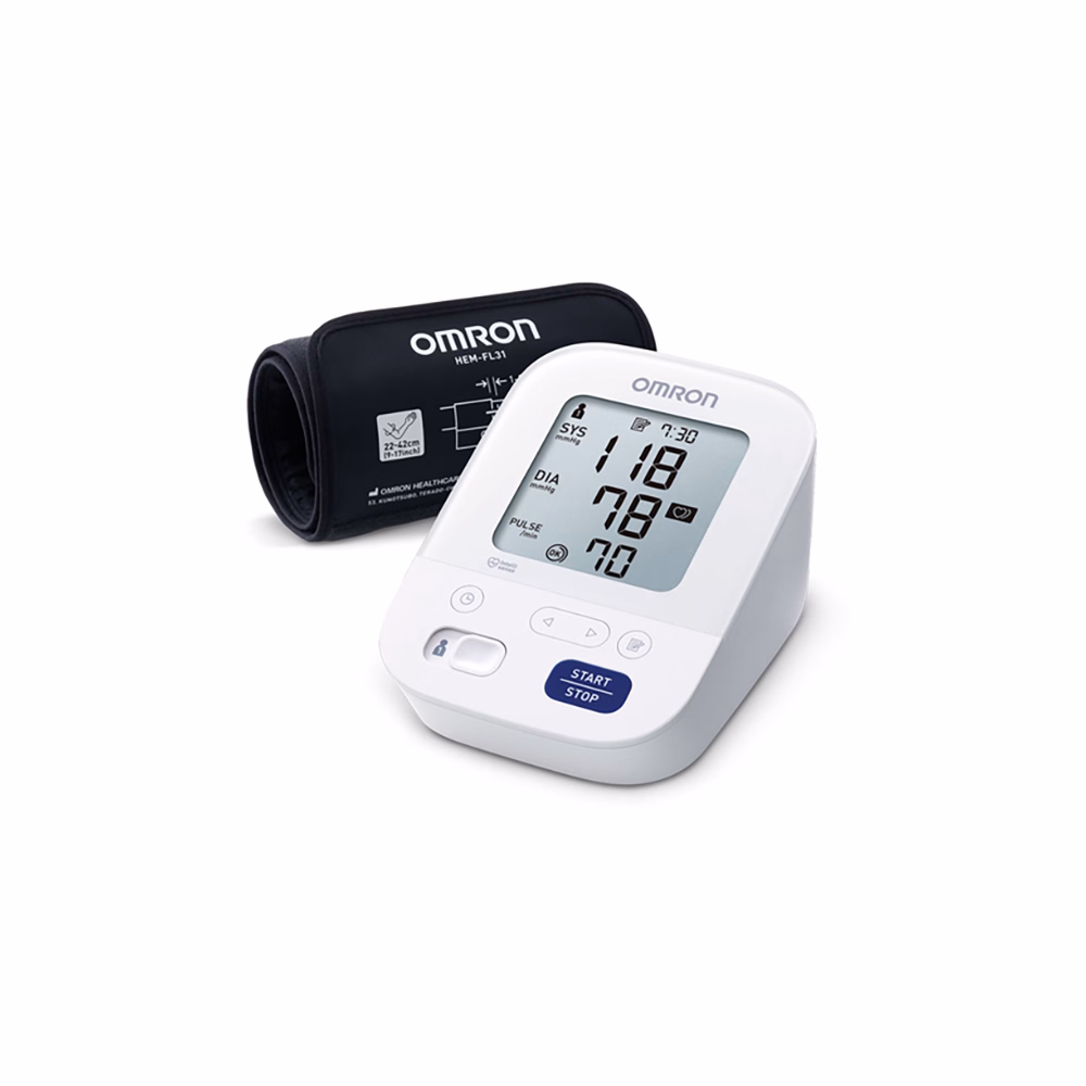 Vérnyomásmérő OMRON HEM-7155-E LCD fehér