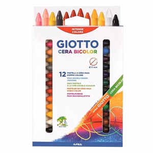 Viaszkréta GIOTTO cera bicolor 12 darabos