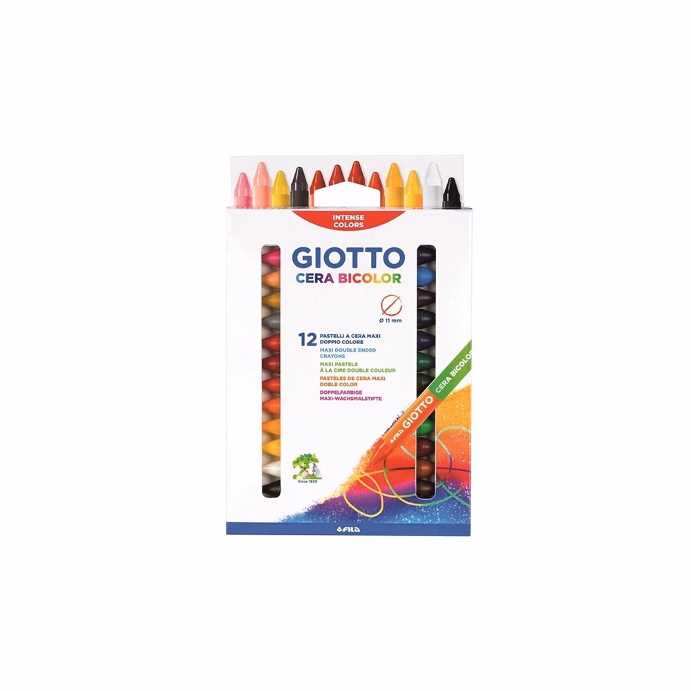 Viaszkréta GIOTTO cera bicolor 12 darabos