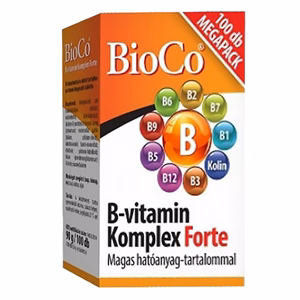 Vitamin BIOCO B-vitamin Komplex Forte 100 darab