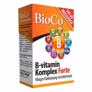 Vitamin BIOCO B-vitamin Komplex Forte 100 darab