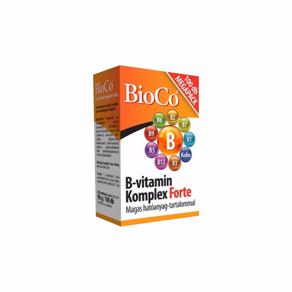 Vitamin BIOCO B-vitamin Komplex Forte 100 darab