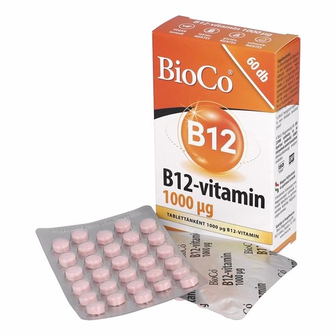 Vitamin BIOCO B12 1000 mcg 60 darab