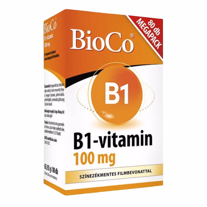 Vitamin BIOCO B1 100 mg megapack 80 darab