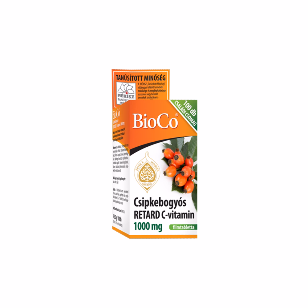 Vitamin BIOCO C-vitamin Csipkebogyós Retard 100 darab
