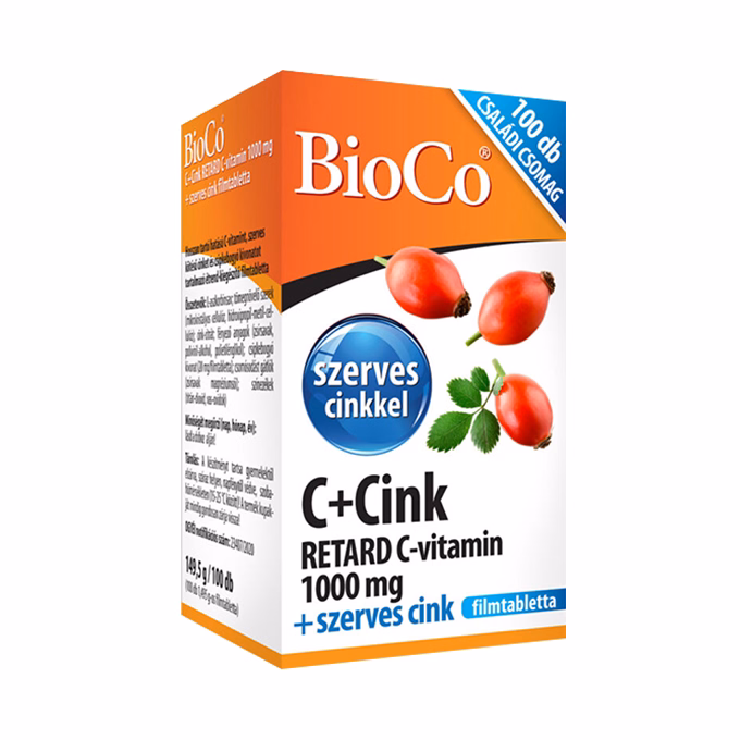 Vitamin BIOCO C + Cink Retard 100 darab