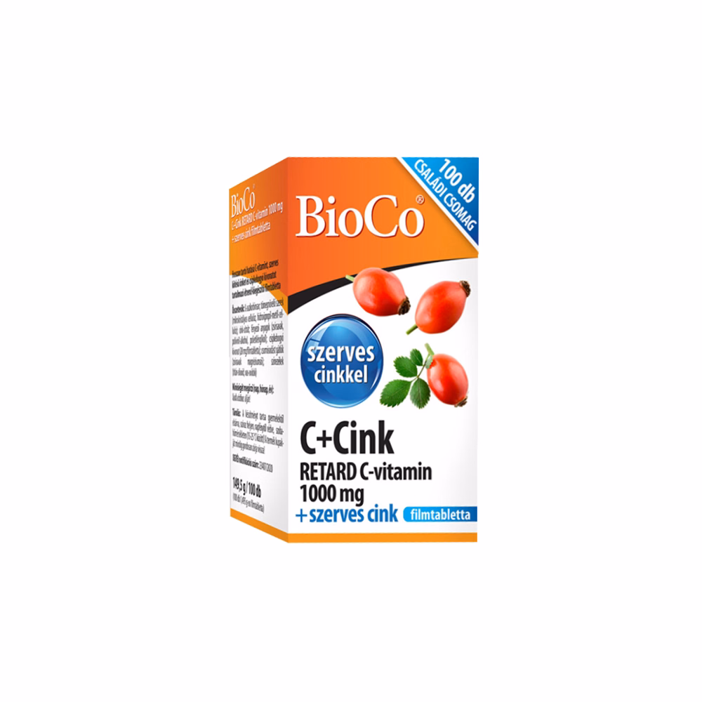 Vitamin BIOCO C + Cink Retard 100 darab