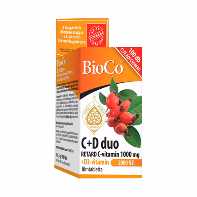 Vitamin BIOCO C + D3 Duo Retard 100 darab