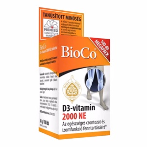 Vitamin BIOCO D3-vitamin 2000 NE 100 darab