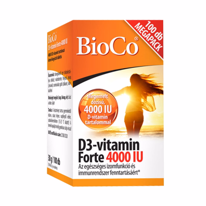Vitamin BIOCO D3-vitamin Forte 100 darab