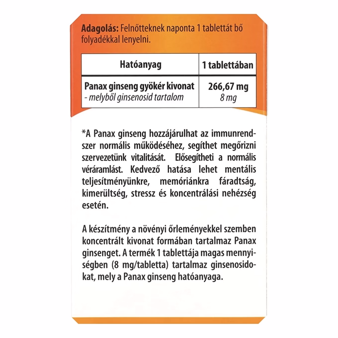 Vitamin BIOCO Ginszeng kivonat 60 darab