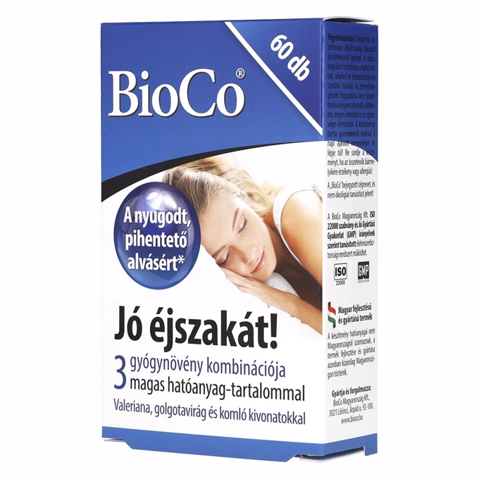 Vitamin BIOCO Jó éjszakát! 60 darab