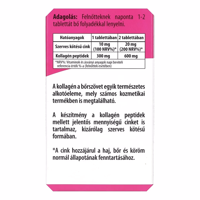 Vitamin BIOCO Kollagén tripla 60 darab