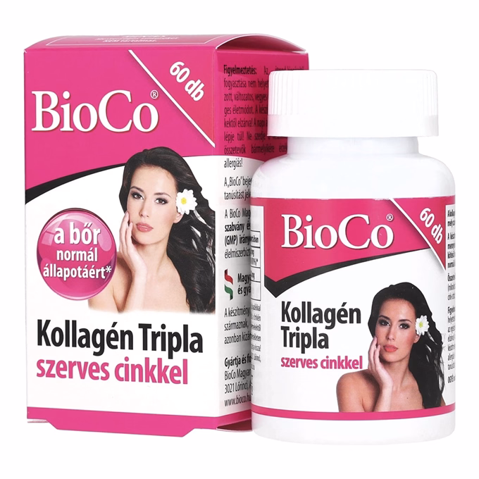 Vitamin BIOCO Kollagén tripla 60 darab