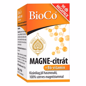 Vitamin BIOCO Magne-Citrát + B6-vitamin 90 darab