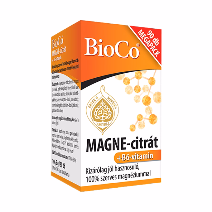 Vitamin BIOCO Magne-Citrát + B6-vitamin 90 darab