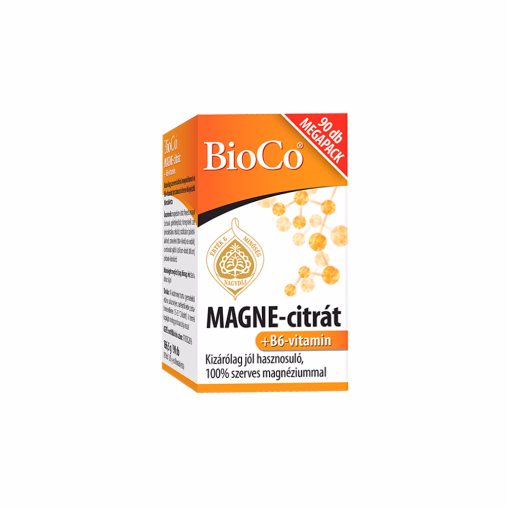 Vitamin BIOCO Magne-Citrát + B6-vitamin 90 darab