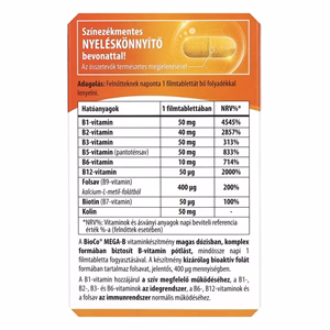 Vitamin BIOCO Mega-B B-komplex 60 darab
