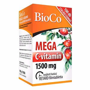 Vitamin BIOCO Mega C-vitamin 100 darab