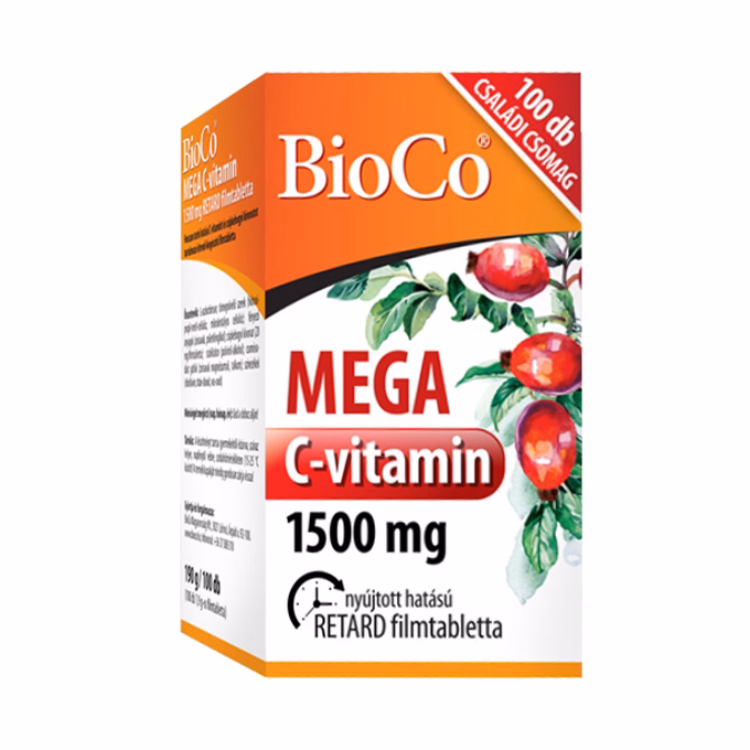 Vitamin BIOCO Mega C-vitamin 100 darab