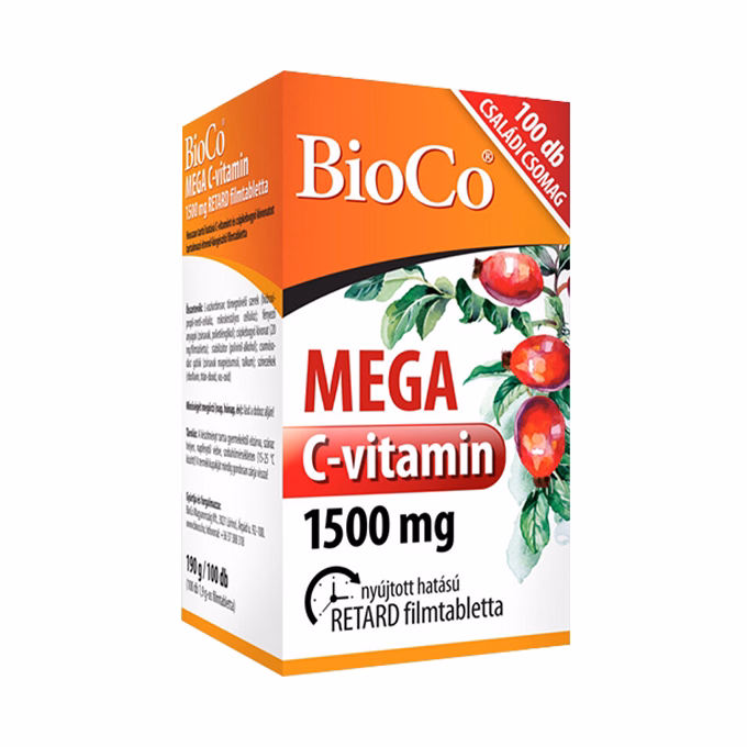 Vitamin BIOCO Mega C-vitamin 100 darab