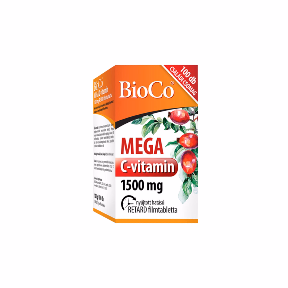 Vitamin BIOCO Mega C-vitamin 100 darab