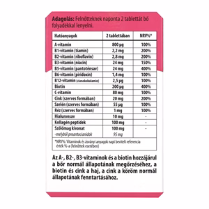 Vitamin BIOCO Szépség extra 60 darab
