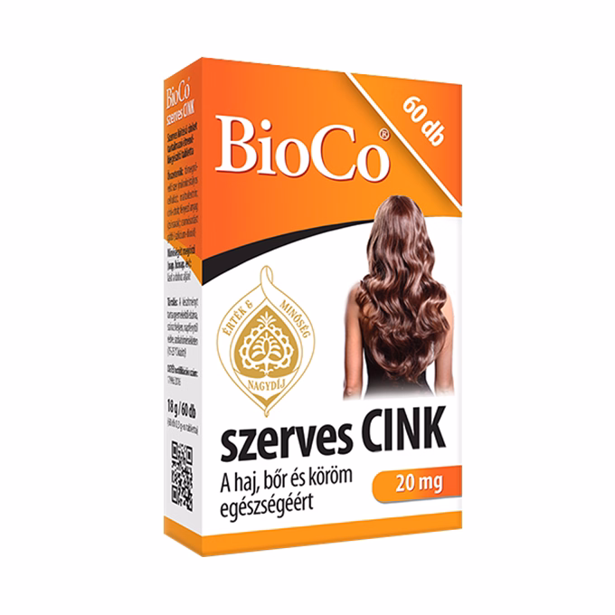 Vitamin BIOCO Szerves Cink 60 darab