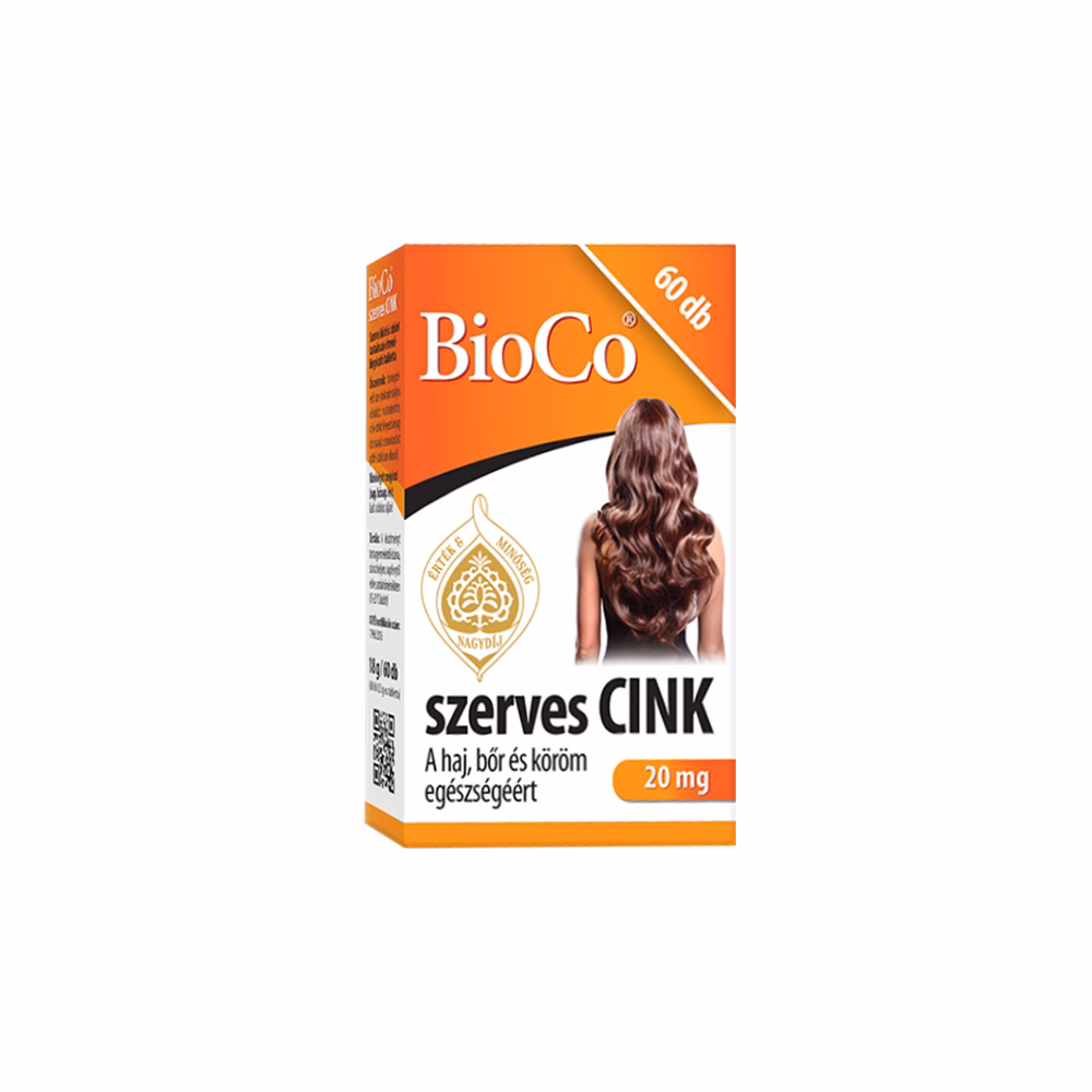 Vitamin BIOCO Szerves Cink 60 darab