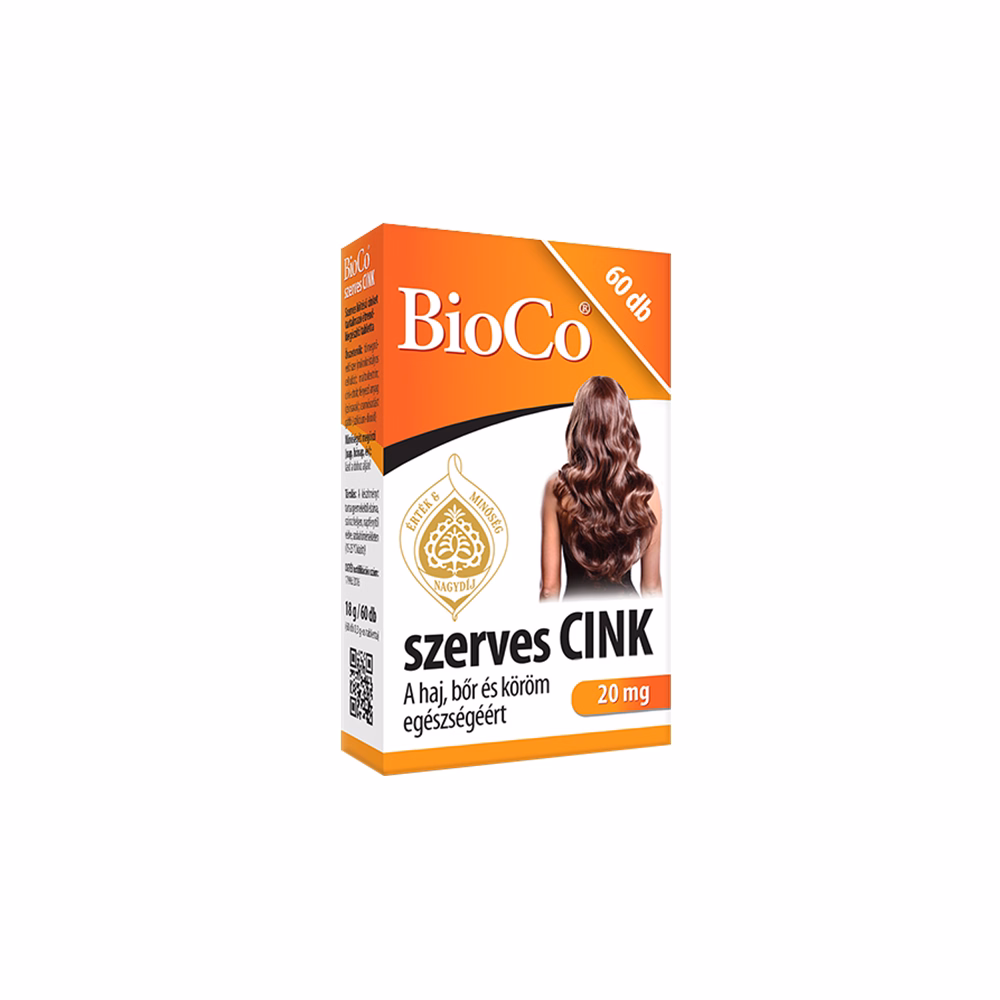 Vitamin BIOCO Szerves Cink 60 darab