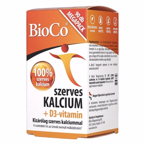 Vitamin BIOCO Szerves Kalcium + D3 megapack 90 darab