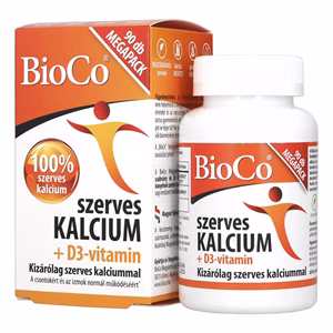 Vitamin BIOCO Szerves Kalcium + D3 megapack 90 darab