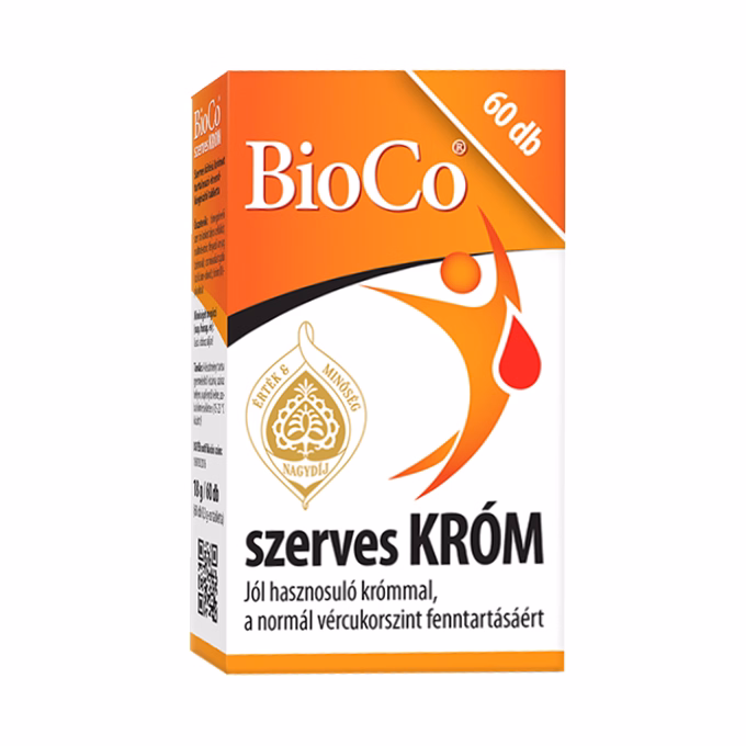 Vitamin BIOCO Szerves Króm 60 darab