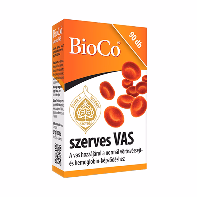 Vitamin BIOCO Szerves Vas 90 darab